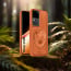 Vaku ® Vivo V30 5G Lion Embossed Luxury Designer Leather Protective Back Cover Case