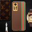 Vaku ® Xiaomi Redmi Note 11 Pro Felix Line Leather Pattern Gold Electroplated Soft TPU Back Cover Case