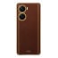 Vaku ® Vivo V29e 5G Luxemberg Leather Pattern Gold Electroplated Soft TPU Back Cover
