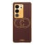 Vaku ® Vivo V29 5G Skylar Leather Pattern Gold Electroplated Soft TPU Back Cover