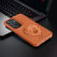 Vaku ® Samsung Galaxy F15 5G Lion Embossed Luxury Designer Leather Protective Back Cover