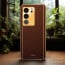 Vaku ® Vivo V29 5G Luxemberg Leather Pattern Gold Electroplated Soft TPU Back Cover