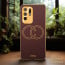 Vaku ® Oppo F19 Pro Plus 5G Skylar Leather Pattern Gold Electroplated Soft TPU Back Cover