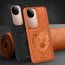 Vaku ® Vivo V40e 5G Lion Embossed Luxury Designer Leather Protective Back Cover