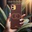 Vaku ® Apple iPhone 11 Skylar Leather Pattern Gold Electroplated Soft TPU Back Cover