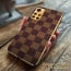 Vaku ® Redmi Note 11T 5G Cheron Series Leather Stitched Gold Electroplated Soft TPU Back Cover