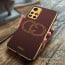 Vaku ® Redmi Note 11T 5G Skylar Leather Pattern Gold Electroplated Soft TPU Back Cover