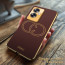 Vaku ® Oppo A79 5G Skylar Leather Pattern Gold Electroplated Soft TPU Back Cover