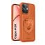 Vaku ® Oppo A3X 5G Lion Embossed Luxury Designer Leather Protective Back Cover Case