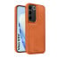 Vaku ® Vivo V27 5G Luxe Premium Leather Stitched Non-Slip Grip Protective Back Cover