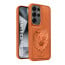 Vaku ® Samsung Galaxy S24 Ultra Lion Embossed Luxury Designer Leather Protective Back Cover