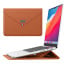 Vaku Luxos ® URBANMATE MacBook & Laptop Sleeve 13/14 Inch Vegan Leather Ultra-Thin Protection Sleeve With Built-in Stand