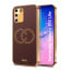 Vaku ® Samsung Galaxy S10 Lite Skylar Leather Pattern Gold Electroplated Soft TPU Back Cover