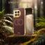 Vaku ® OnePlus 11R Skylar Leather Stitched Gold Electroplated Soft TPU Back Cover