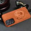 Vaku ® Samsung Galaxy F15 5G Lion Embossed Luxury Designer Leather Protective Back Cover