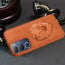 Vaku ® Vivo Y29 5G Lion Embossed Luxury Designer Leather Protective Back Cover