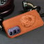 Vaku ® Vivo Y300 5G Lion Embossed Luxury Designer Leather Protective Back Cover