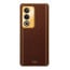 Vaku ® Oppo A3 Pro 5G Luxemberg Leather Pattern Gold Electroplated Soft TPU Back Cover