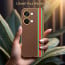 Vaku ® OnePlus Nord 3 Felix Line Leather Stitched Gold Electroplated Soft TPU Back Cover