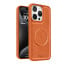 Vaku ® Apple iPhone 15 Pro Maxtron Leather Stitched Magnetic Magsafe Non-Slip Grip Shockproof Back Cover