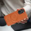 Vaku ® Vivo T2x 5G Maxtron Leather Stitched Magnetic Magsafe Non-Slip Grip Shockproof Back Cover