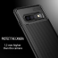 VAKU ® Samsung Galaxy S10 Synthetic Carbon Fiber with PU Back Shell Back Cover