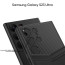 Vaku ® Samsung Galaxy S23 Ultra Carbon Shield Matte TPU Back Cover Case