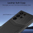 Vaku ® Samsung Galaxy S23 Ultra Carbon Shield Matte TPU Back Cover Case