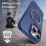 eller santé ® Apple iPhone 16 Pro Max Castros MagPro With Magnetic Alloy Ring Metal Kickstand Scratch Resistant Certified Mag-Safe Protection Cover