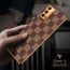 Vaku ® Oppo F19s Cheron Series Leather Stitched Gold Electroplated Soft TPU Back Cover