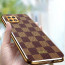Vaku ® Samsung Galaxy A22 5G Cheron Leather Electroplated Soft TPU Back Cover
