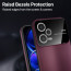 Vaku ® Xiaomi Redmi Note 12 Pro Polarized Large Window Glass Camera Protector Dual Layer Shockproof Back Cover