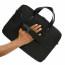 Vaku Luxos ® Mateo Series Multiuility Laptop Bag for Macbook 14 Inch - Black