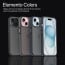 Vaku Luxos ® Apple iPhone 15 Elemento Drop Protection, Shockproof Guard Corner Frosted Back Cover