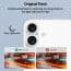 Vaku ® Apple iPhone 16 Metal Camera Lens Protector Anti Scratch HD Clear Case Friendly Tempered Glass Camera Cover