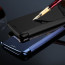 Vaku ® OnePlus 6 Mate Smart Awakening Mirror Folio Metal Electroplated PC Flip Cover