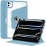 Vaku ® FLARE Apple iPad Pro M4 13-inch Back Flip Stand Cover 360 Degree with Pencil Holder Powerful Magnetic Attachment Slim Trifold Stand Case