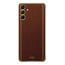 Vaku ® Samsung Galaxy A34 Luxemberg Series Leather Stitched Gold Electroplated Soft TPU Back Cover