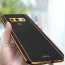 Vaku ® Samsung Galaxy Note 9 Luxemberg Series Leather Stitched Gold Electroplated Soft TPU Back Cover