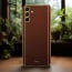 Vaku ® Samsung Galaxy S23 FE Luxemberg Leather Pattern Gold Electroplated Soft TPU Back Cover