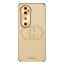 Vaku ® Vivo V40 5G Skylar Leather Pattern Gold Electroplated Soft TPU Back Cover