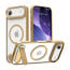 Vaku Luxos ® Apple iPhone 17 Air Orion Magpro Scratch Resistant Camera Screen Protector Case With Alloy Metal Stand Shockproof Back Cover