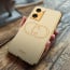 Vaku ® Oppo A77s Skylar Leather Pattern Gold Electroplated Soft TPU Back Cover