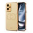 Vaku ® OnePlus Nord CE 2 Lite 5G Skylar Leather Pattern Gold Electroplated Soft TPU Back Cover