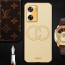 Vaku ® Oppo A77s Skylar Leather Pattern Gold Electroplated Soft TPU Back Cover