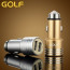 Golf ® Safety Hammer Metal Alloy Dual USB Bullet Window Breaker Charger