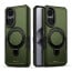Vaku ® Oppo Reno10 Pro 5G Astor Military Grade Armor Protective Case with Ring Bracket Kickstand Back cover