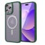 Vaku Luxos ® Apple iPhone 14 / 14 Plus / 14 Pro / 14 Pro Max Translucent MagPro Armor Series Slim Protective Metal Camera Case Back Cover [ Only Back Cover ]