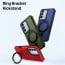 Vaku ® Vivo V27 5G Astor Military Grade Armor Protective Case with Ring Bracket Kickstand Back cover