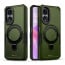 Vaku ® Oppo A78 5G Astor Military Grade Armor Protective Case with Ring Bracket Kickstand Back cover
